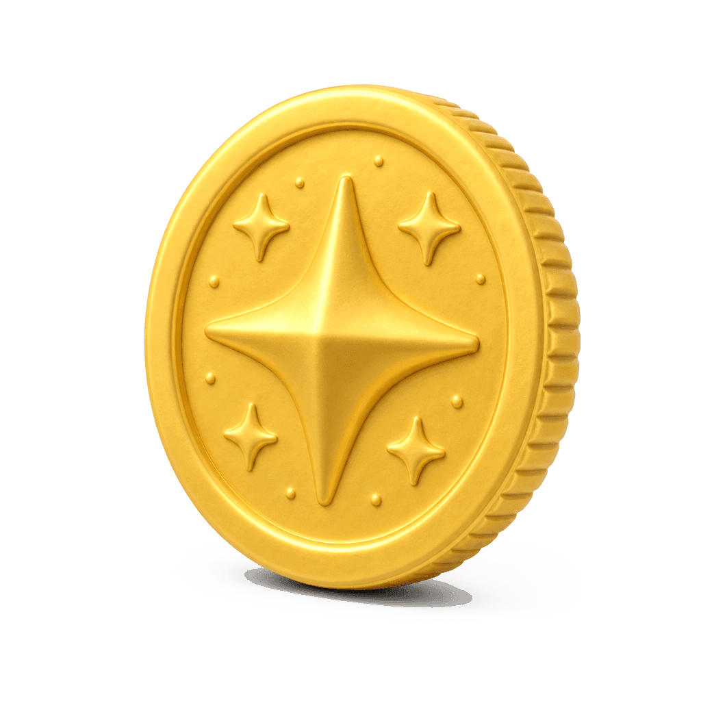 Golden collector coin